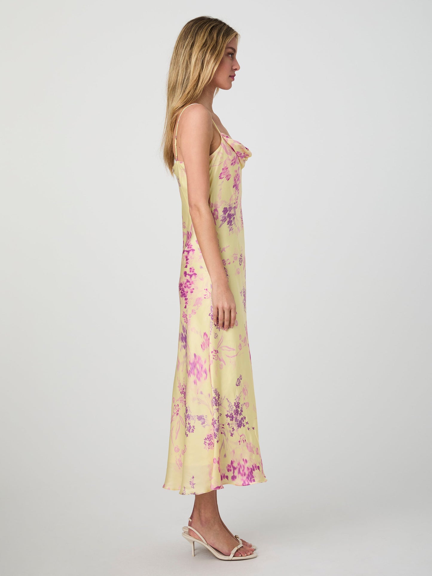 Elyria Oona Satin Midi Dress