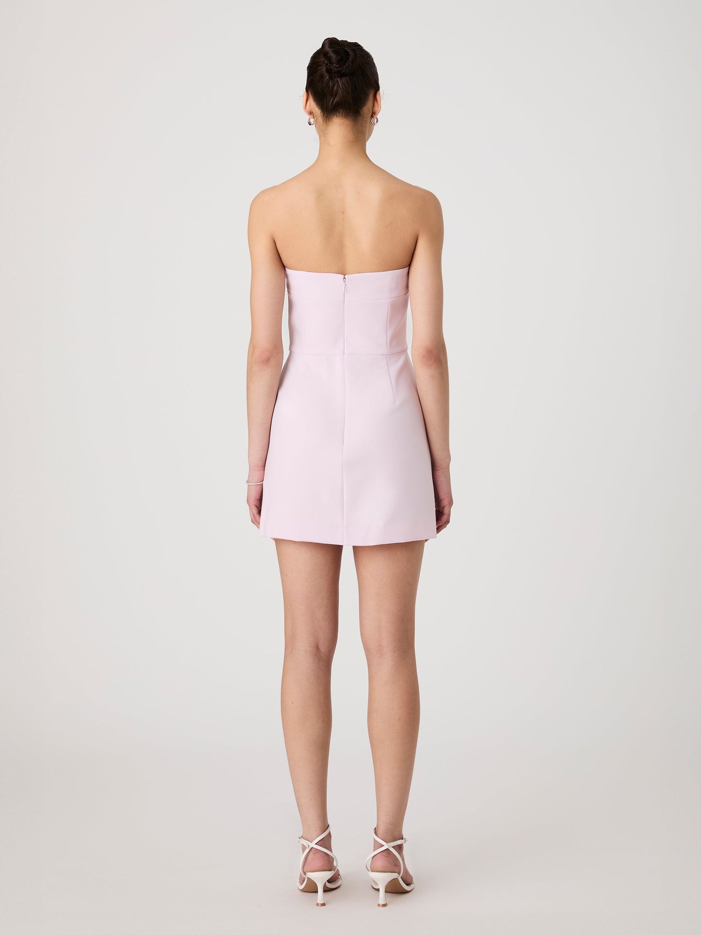 Whisper Strapless Bow Mini Dress