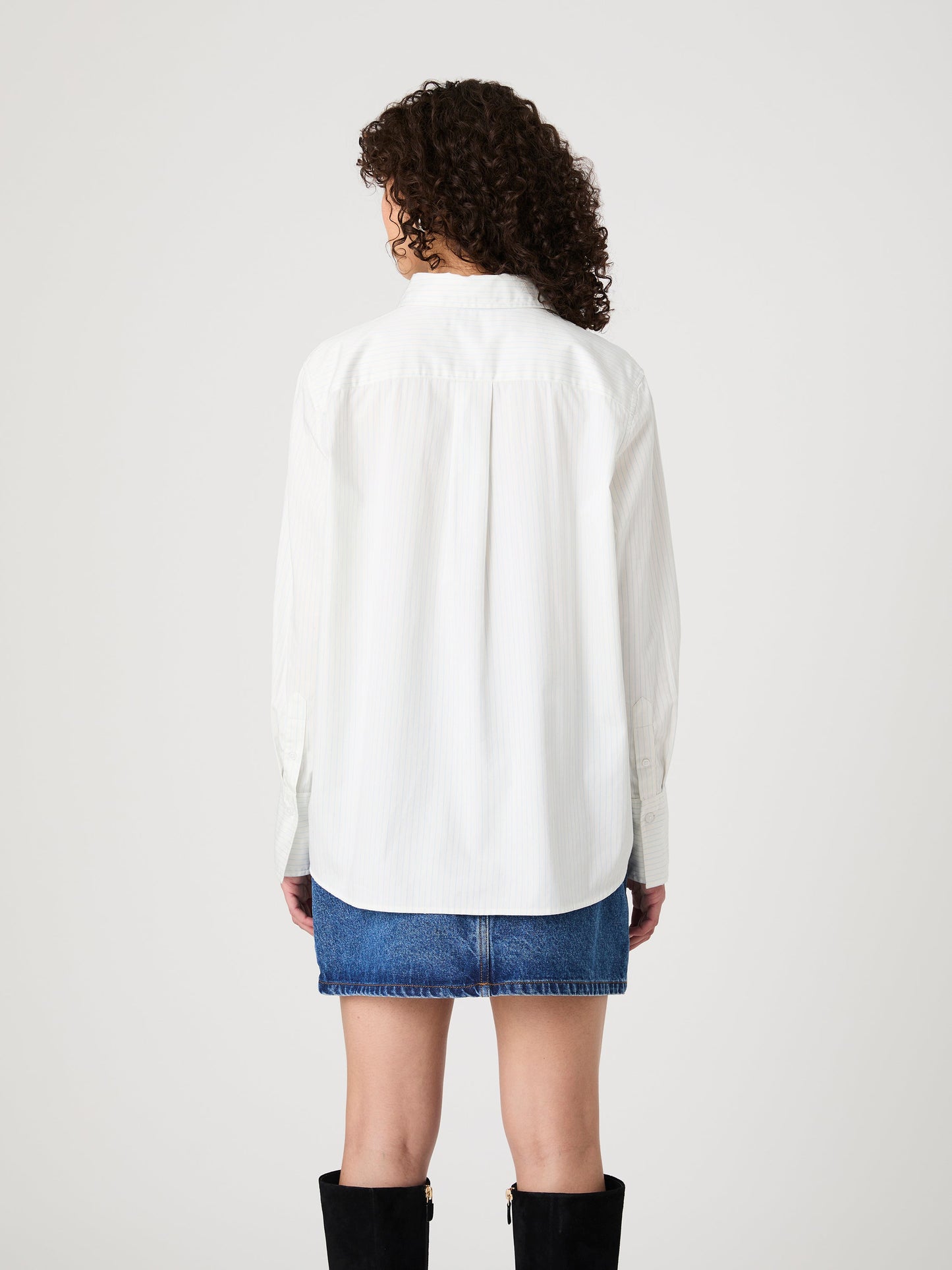 Pinstripe Poplin Button Down