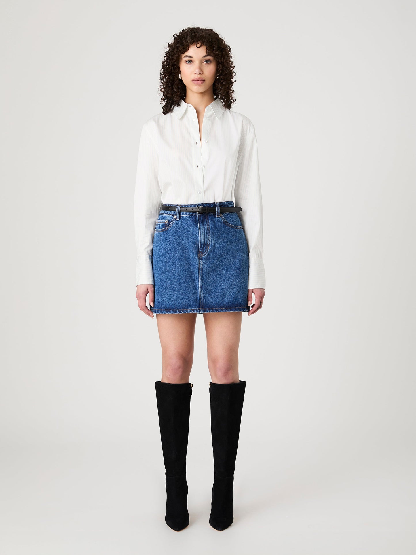 Pinstripe Poplin Button Down