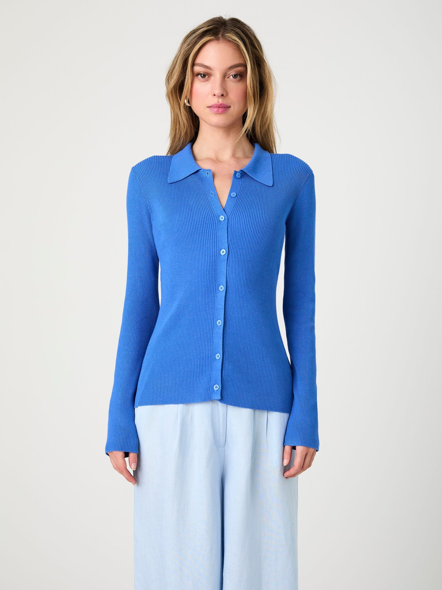Nadina Collared Knit Top
