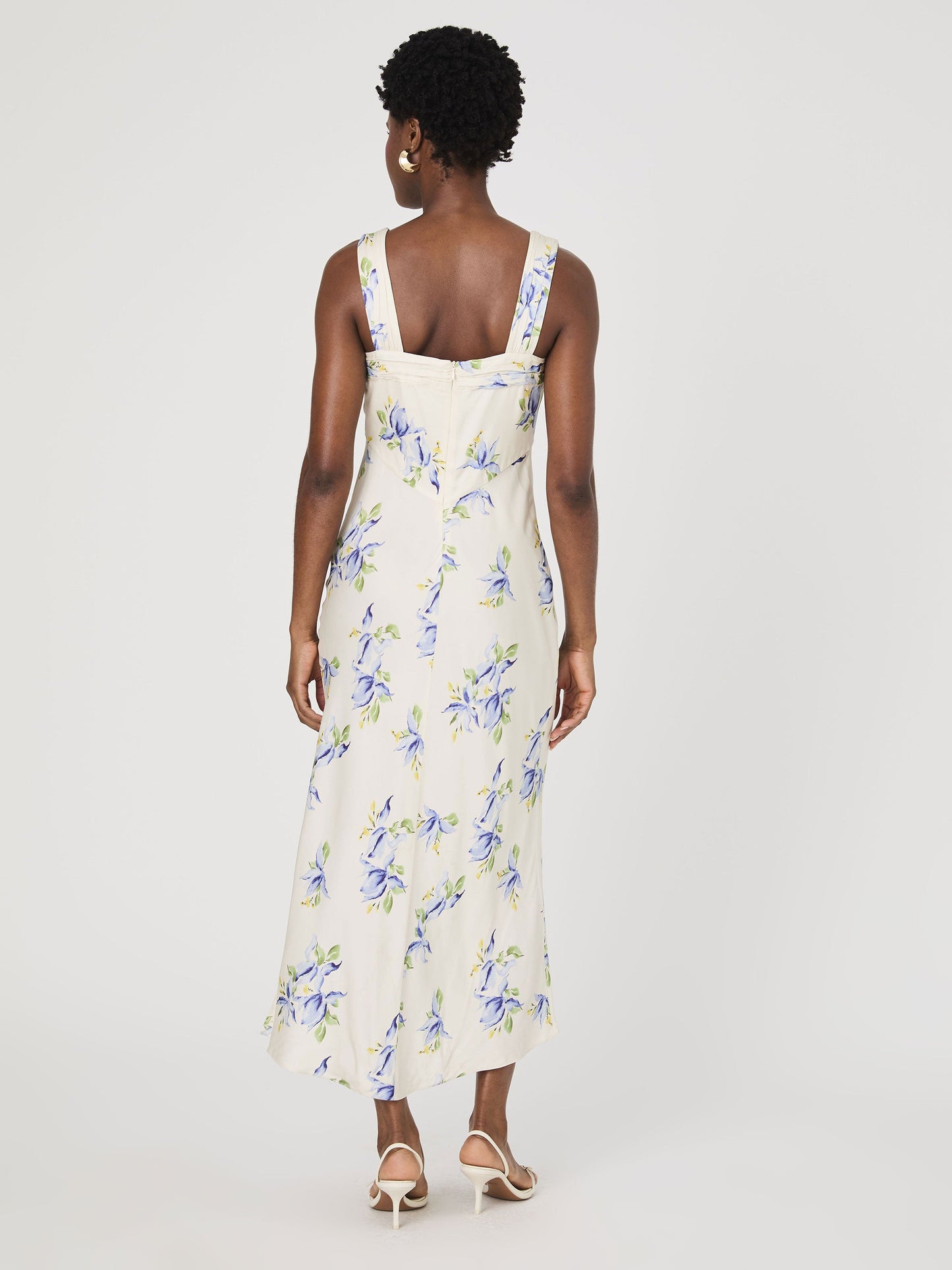 Vivian Ennis Satin Midaxi Dress