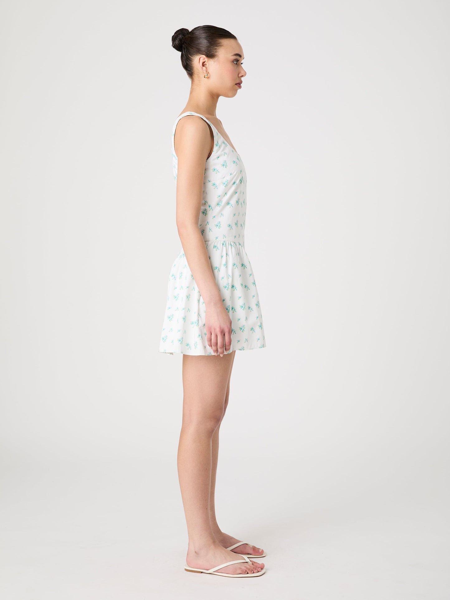 Anna Fleur Ruched Mini Dress