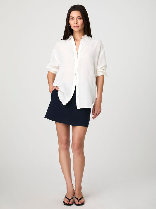 Birdie Linen Oversized Shirt